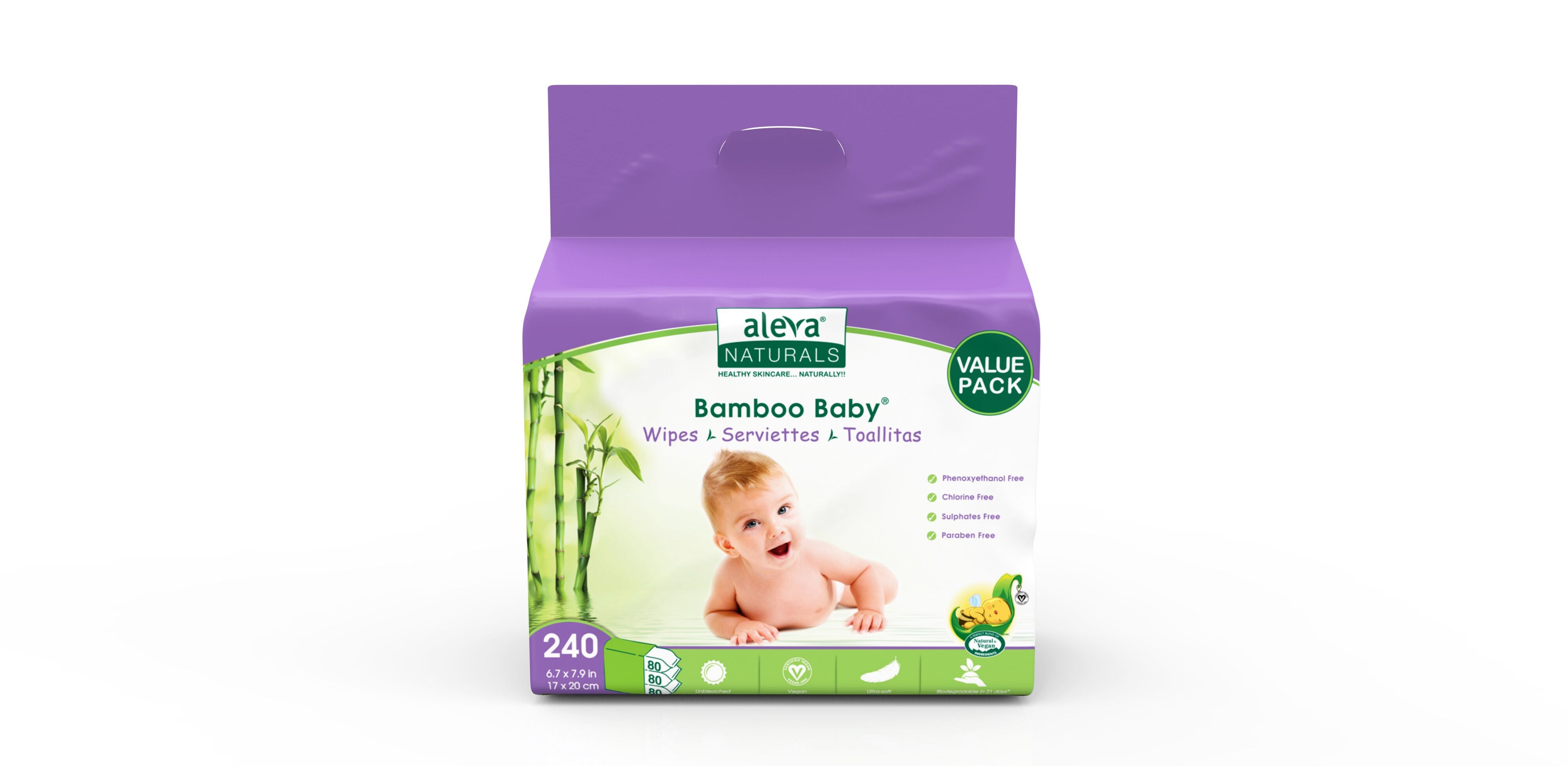 Bamboo Baby Wipes Value Pack