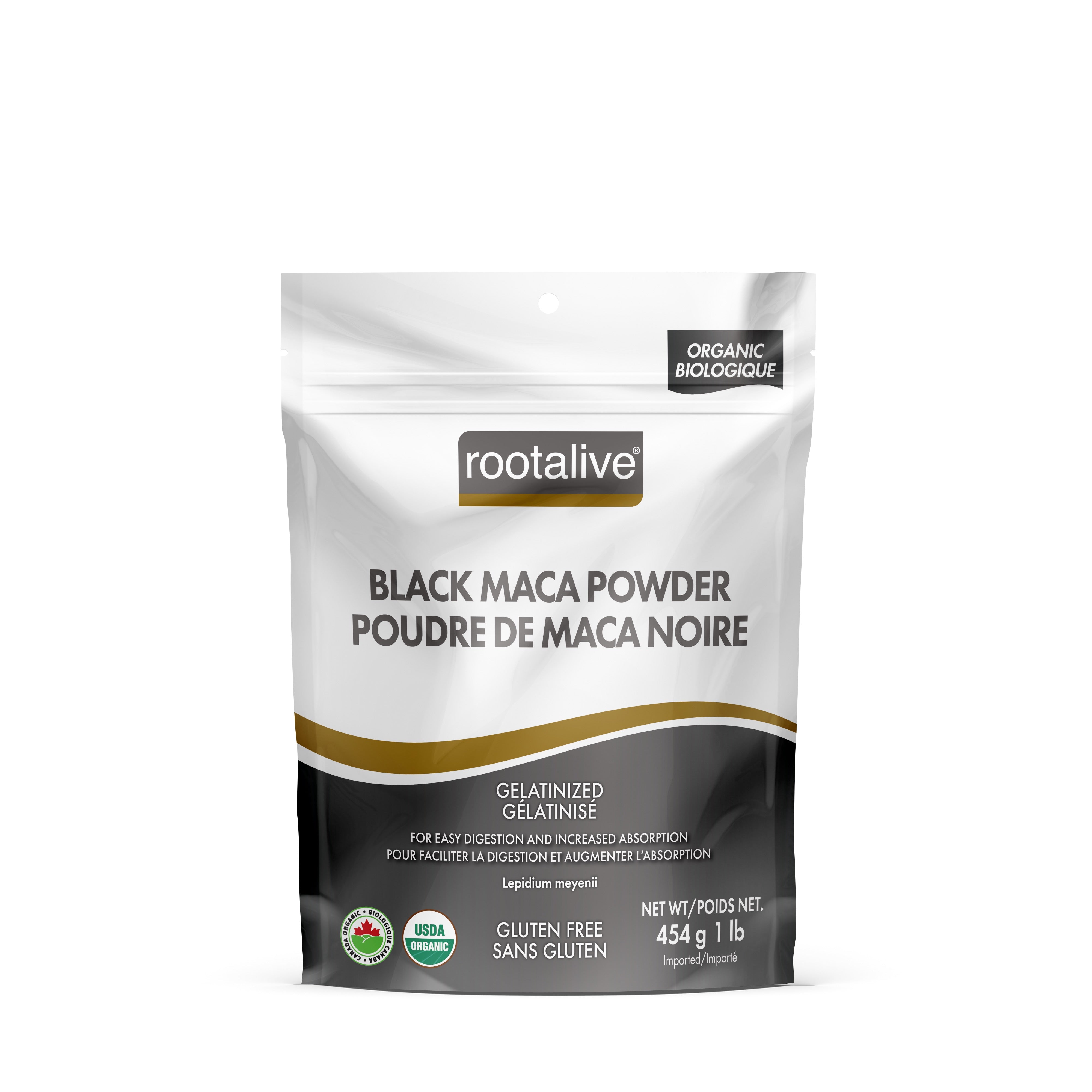 Organic Gelatinized Black Maca Pwd