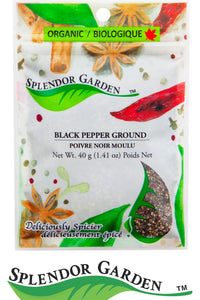 Organic Pepper Ground, Black