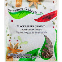 Organic Pepper Ground, Black