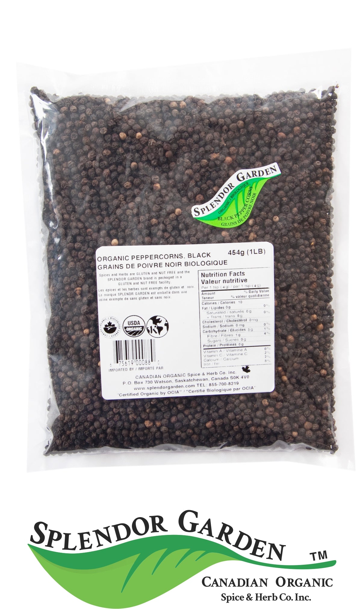 Organic Peppercorn Black