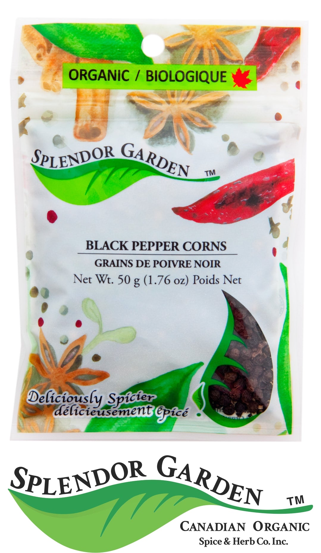 Organic Peppercorn Black