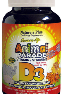 Animal Parade Vit D3, Blk Chy