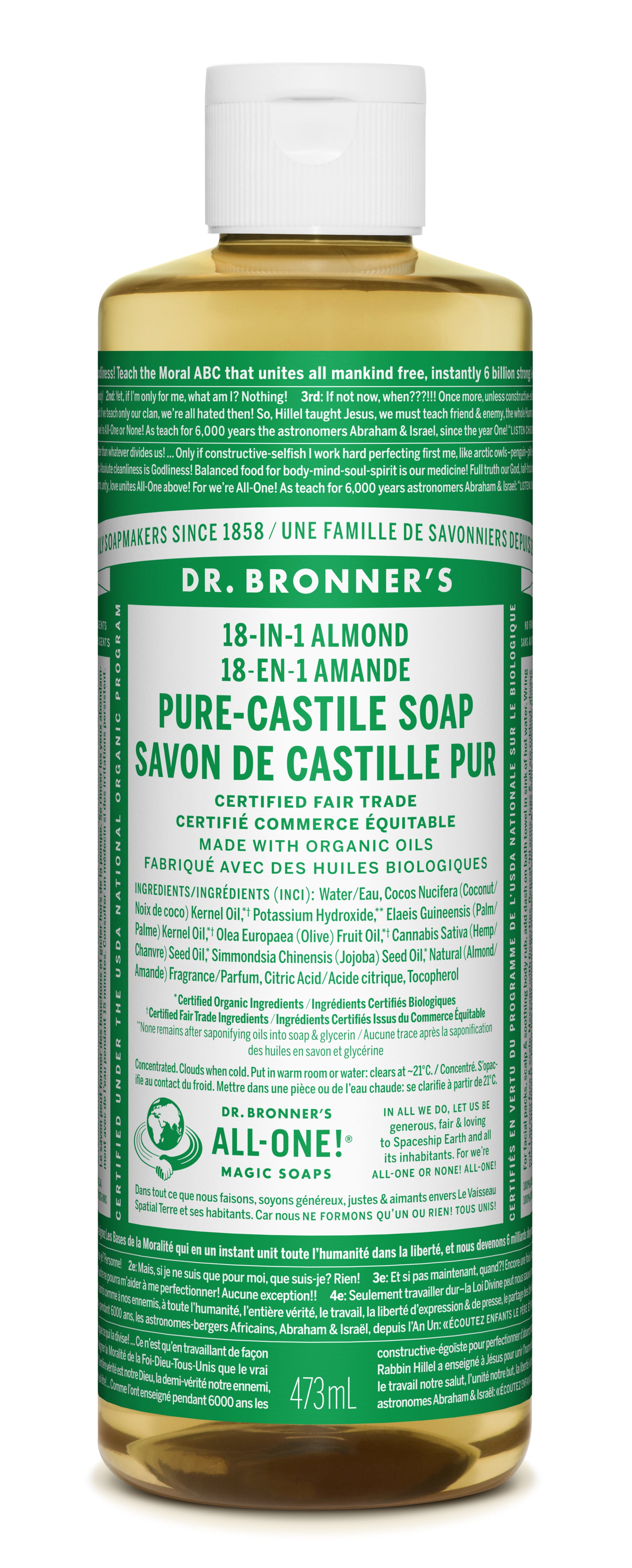 Almond Pure-Castile Liquid Soap