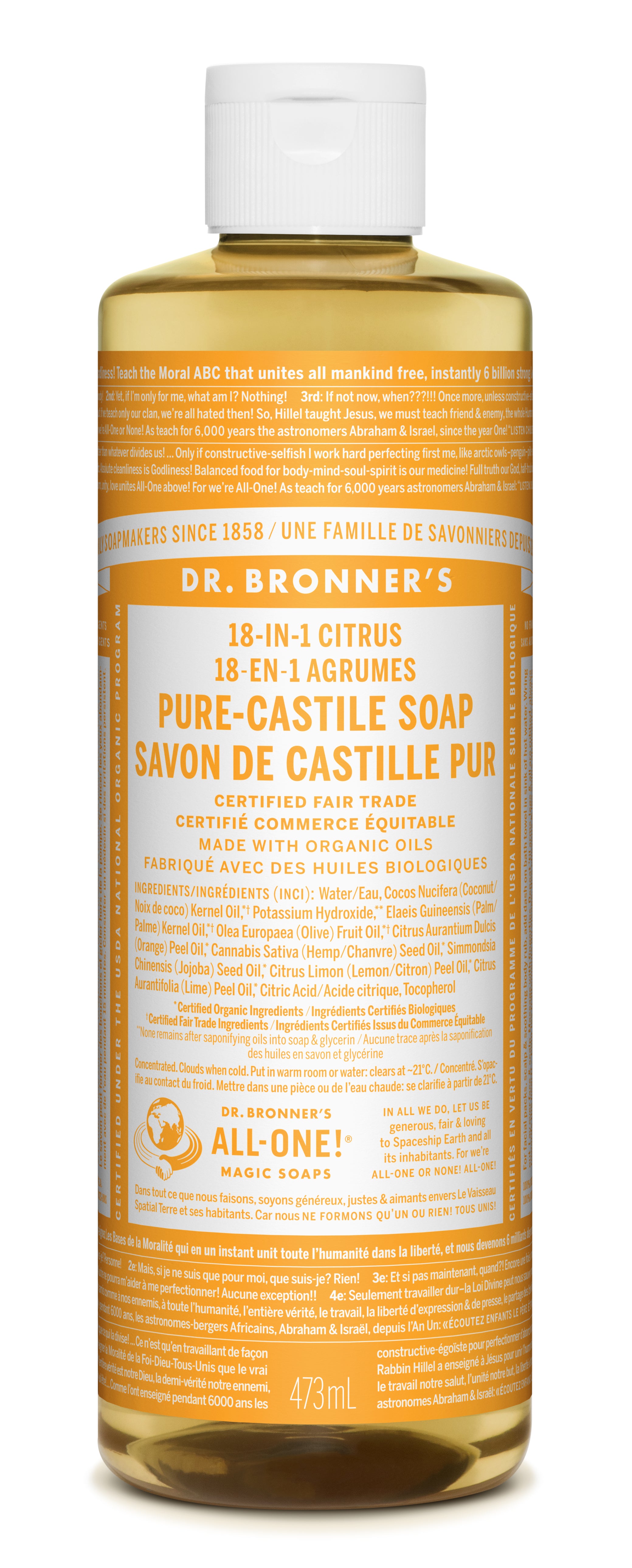 Citrus Pure-Castile Liquid Soap