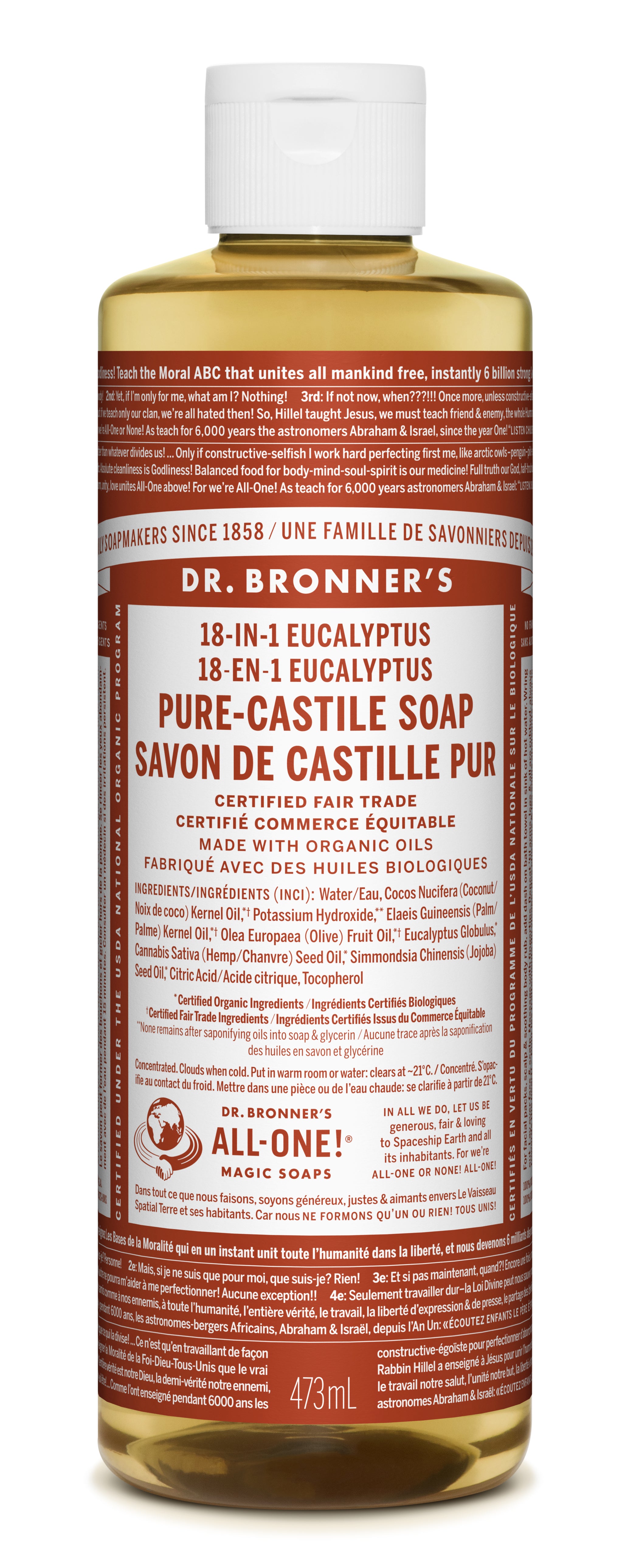 Eucalyptus Pure-Castile Liquid Soap