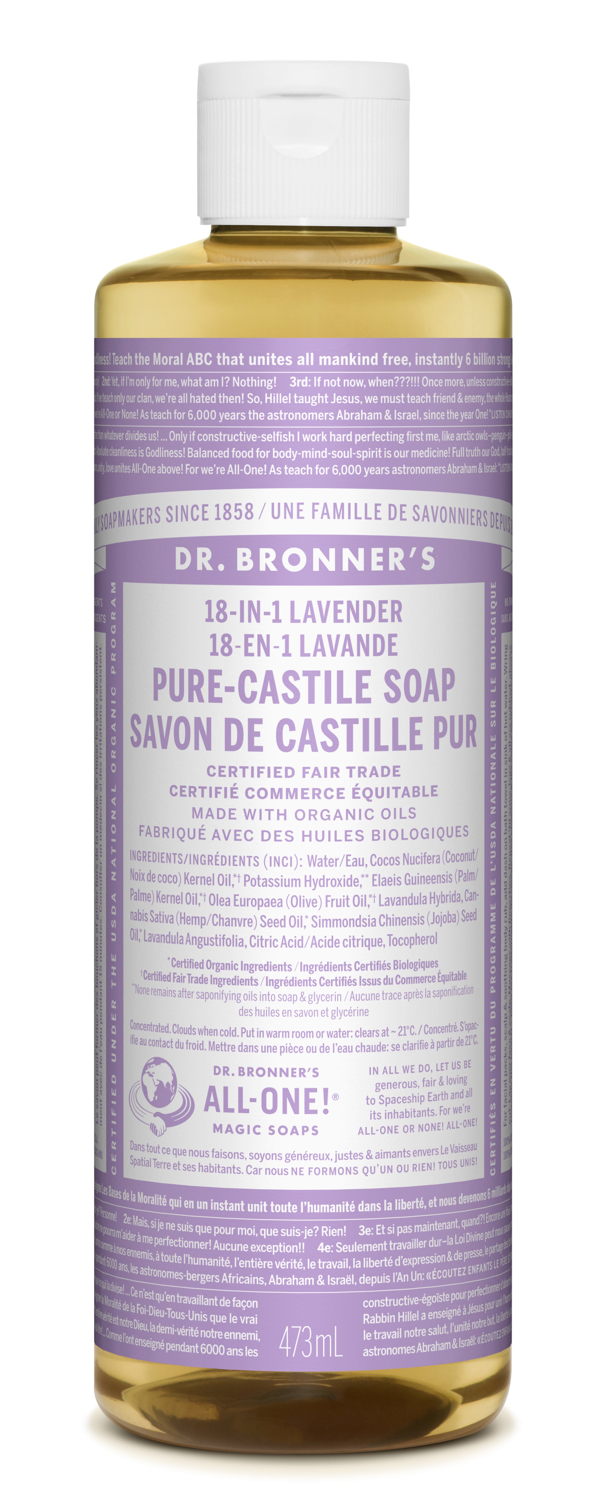 Lavender Pure-Castile Liquid Soap