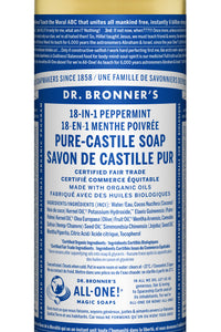 Peppermint Pure-Castile Liquid Soap