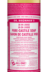 Rose Pure-Castile Liquid Soap