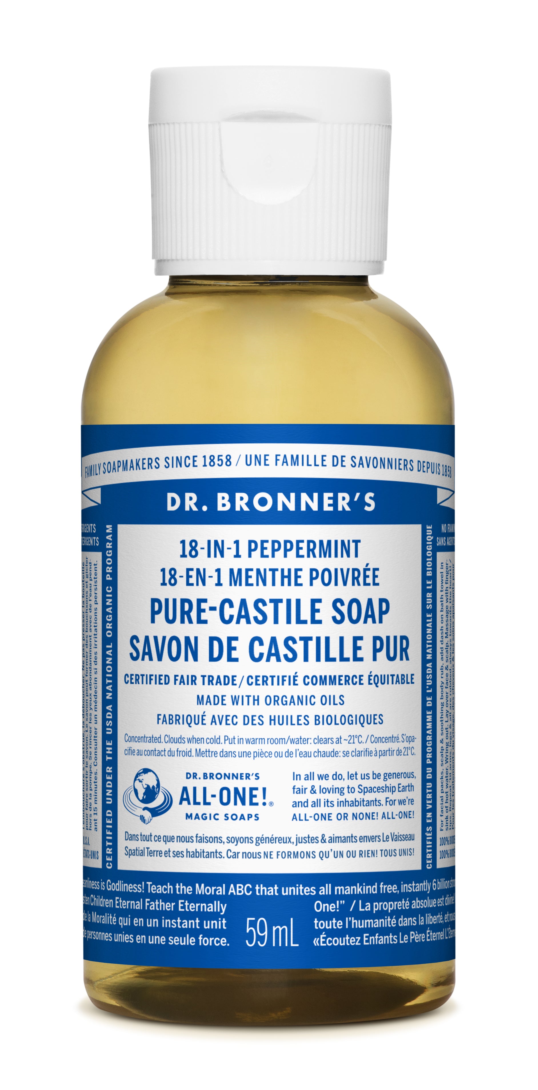 Peppermint Pure-Castile Liquid Soap