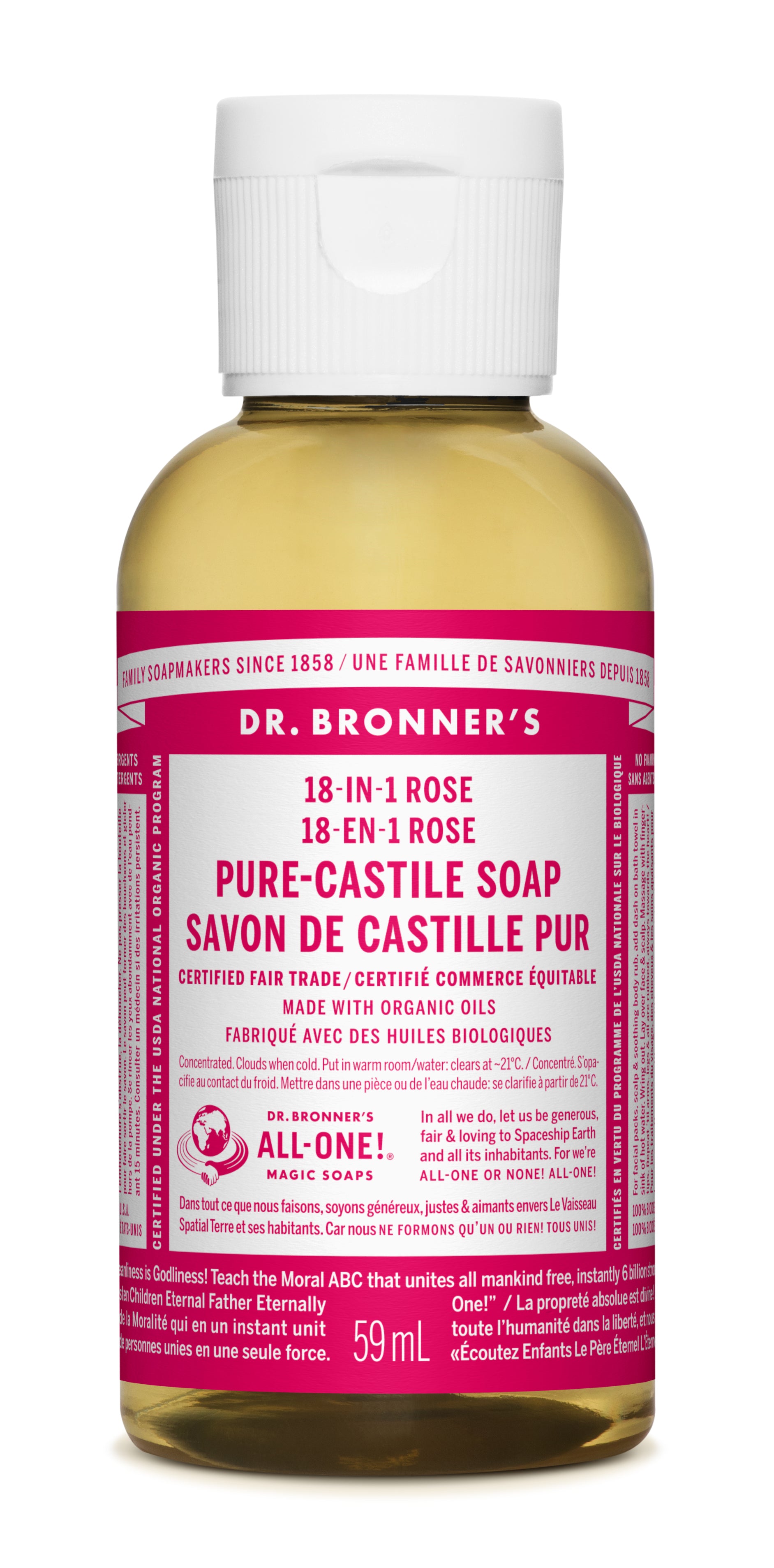 Rose Pure-Castile Liquid Soap