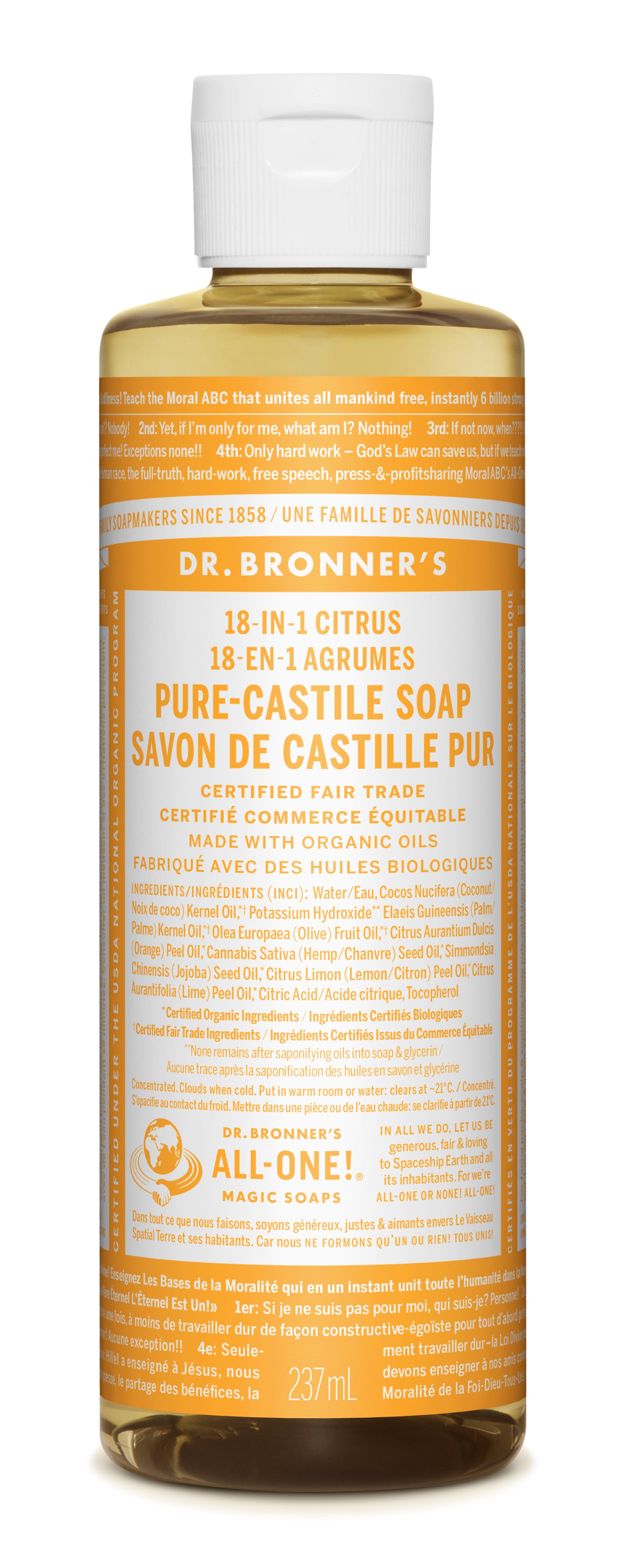 Citrus Pure-Castile Liquid Soap