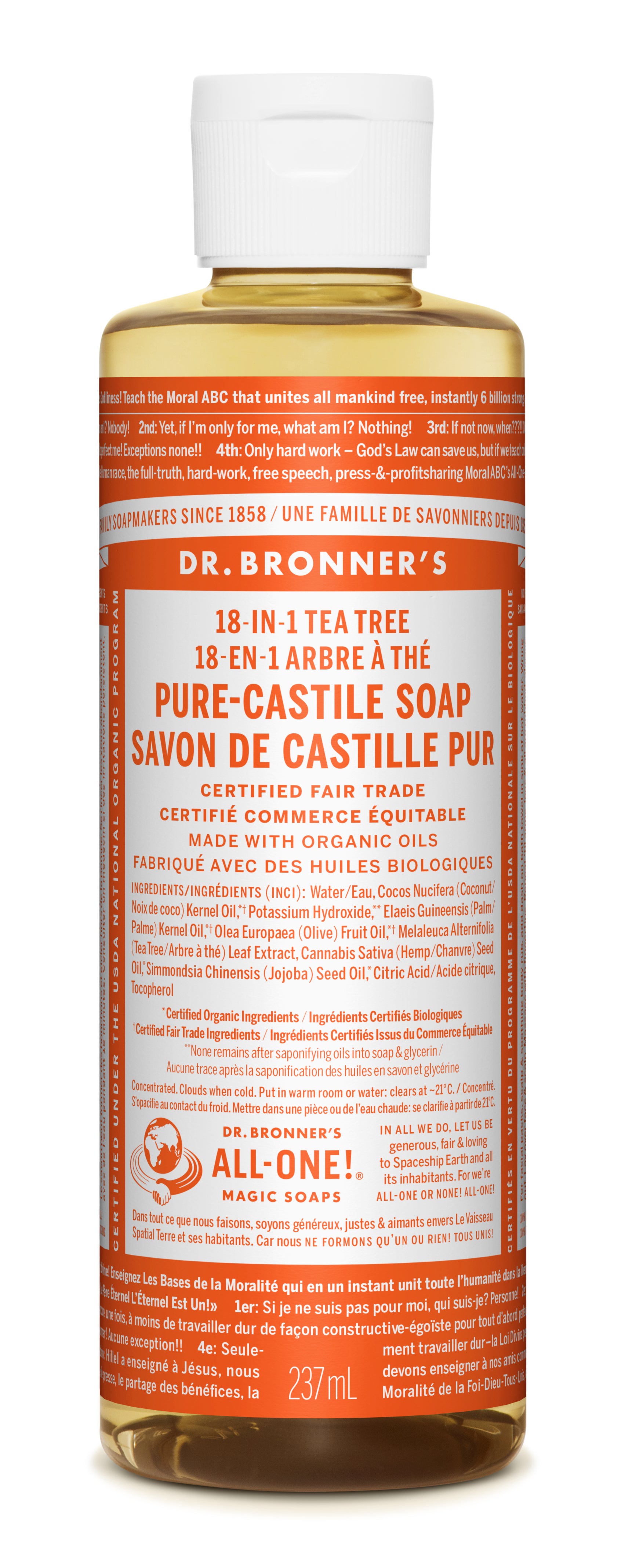 Tea Tree Pure-Castile Liquid Soap