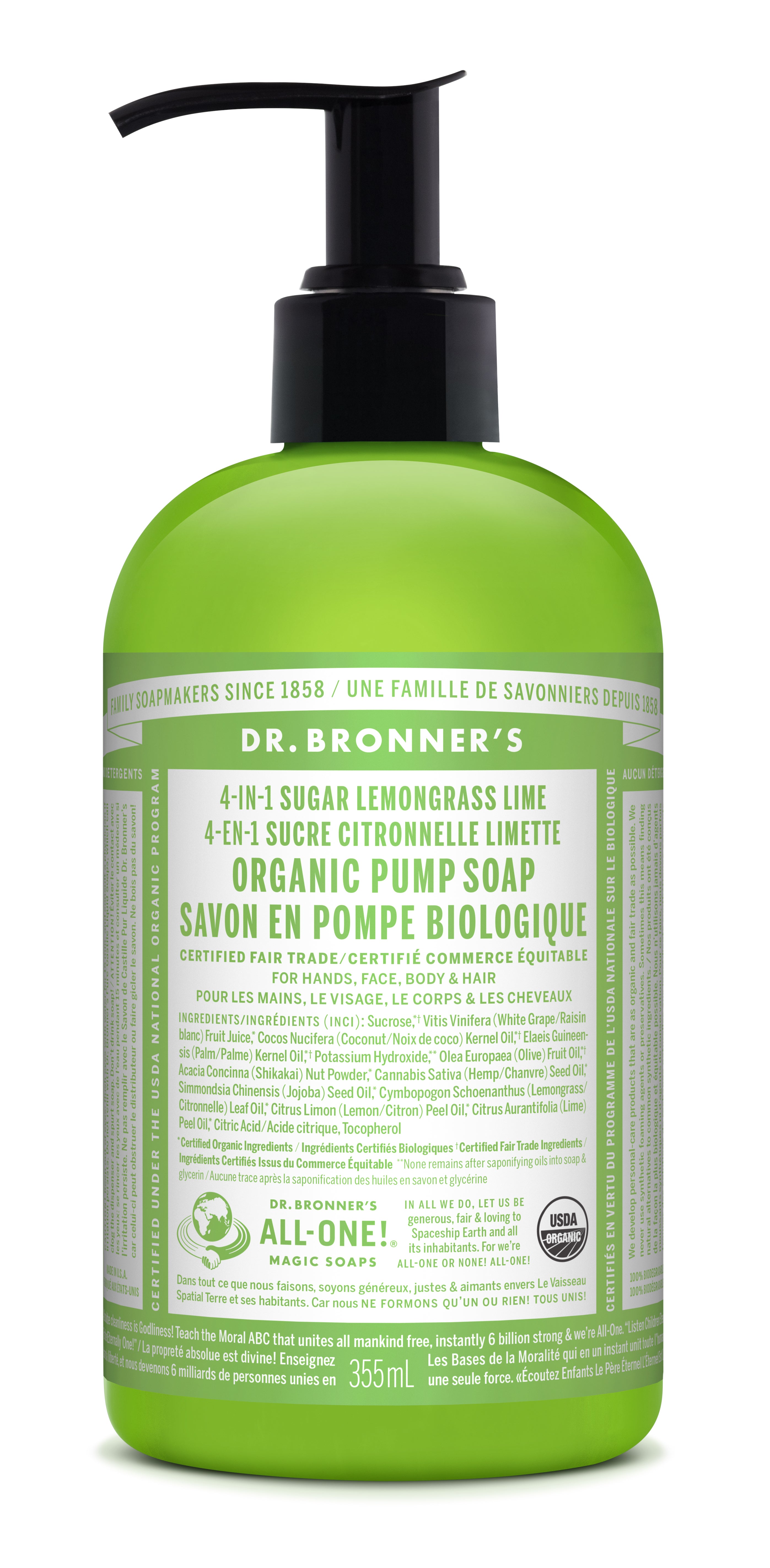 Lemongrass Lime Sugar Pump Soap