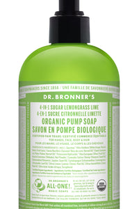 Lemongrass Lime Sugar Pump Soap