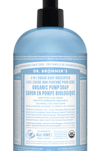 Baby-Unscented Sugar Pump Soap