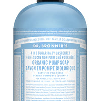 Baby-Unscented Sugar Pump Soap