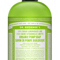 Lemongrass Lime Sugar Pump Soap Org