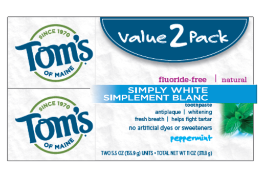 Simply White Peppermint twin pack