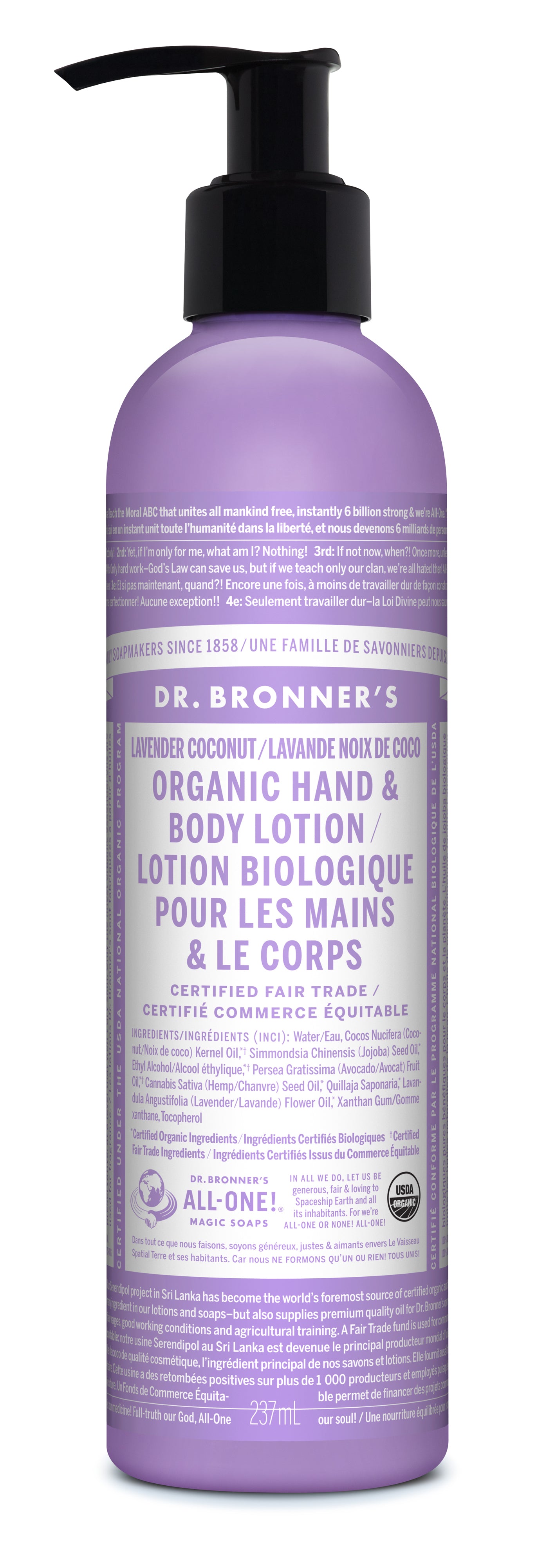 Lavender Coconut Organic Lotion