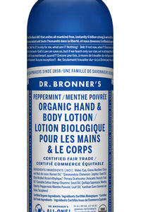 Peppermint Organic Lotion