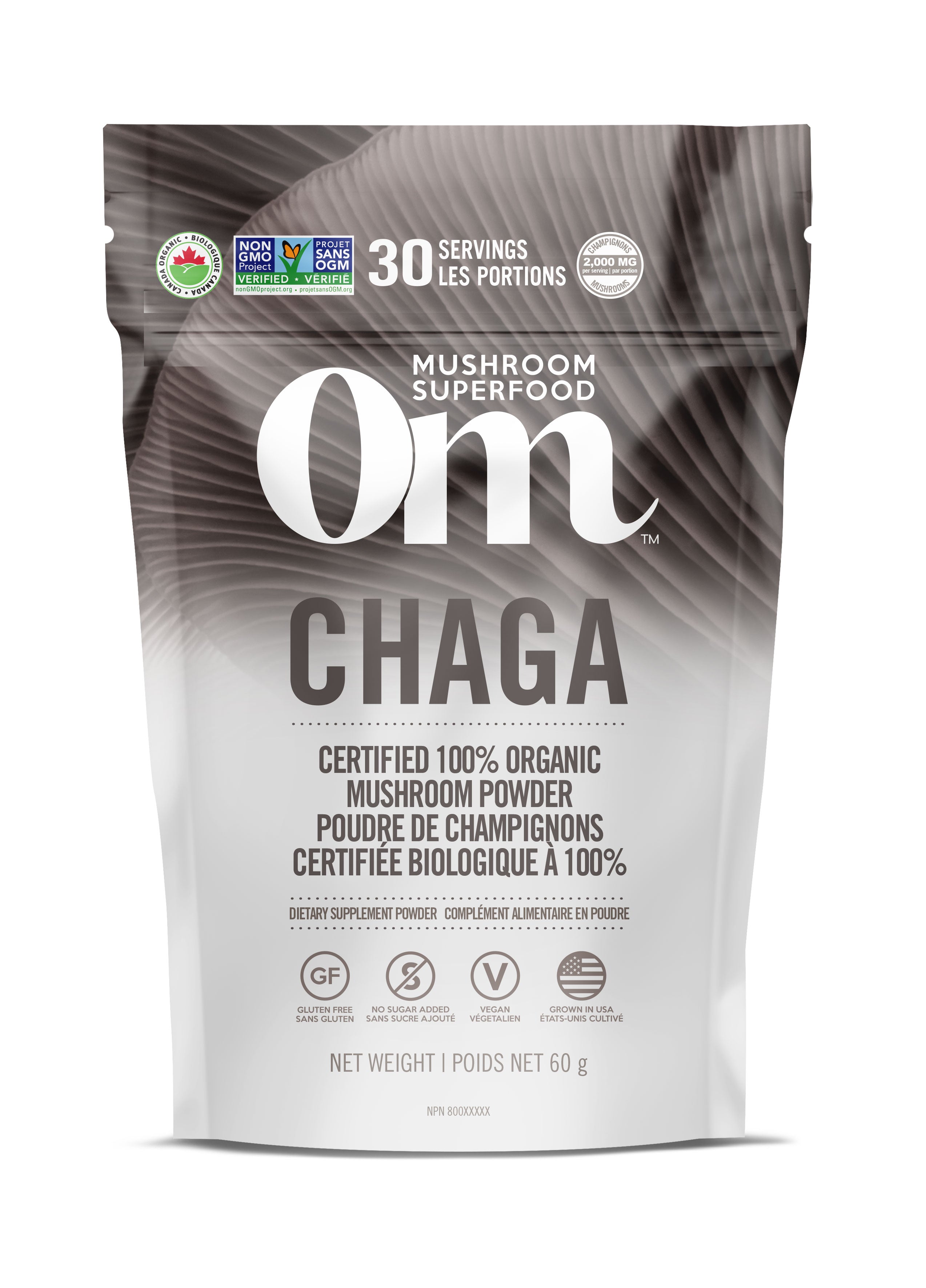 Chaga Mushroom Superfood Powder