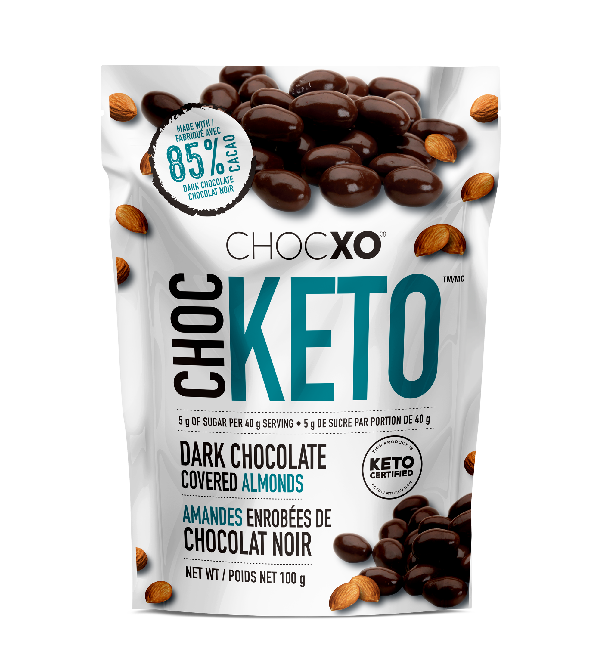 ChocKETO Dark Choc Covered Almonds