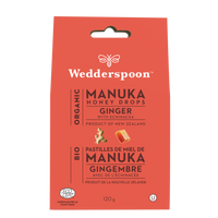 Org Manuka Honey Drops Ginger