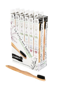 Charcoal Bamboo Toothbrush