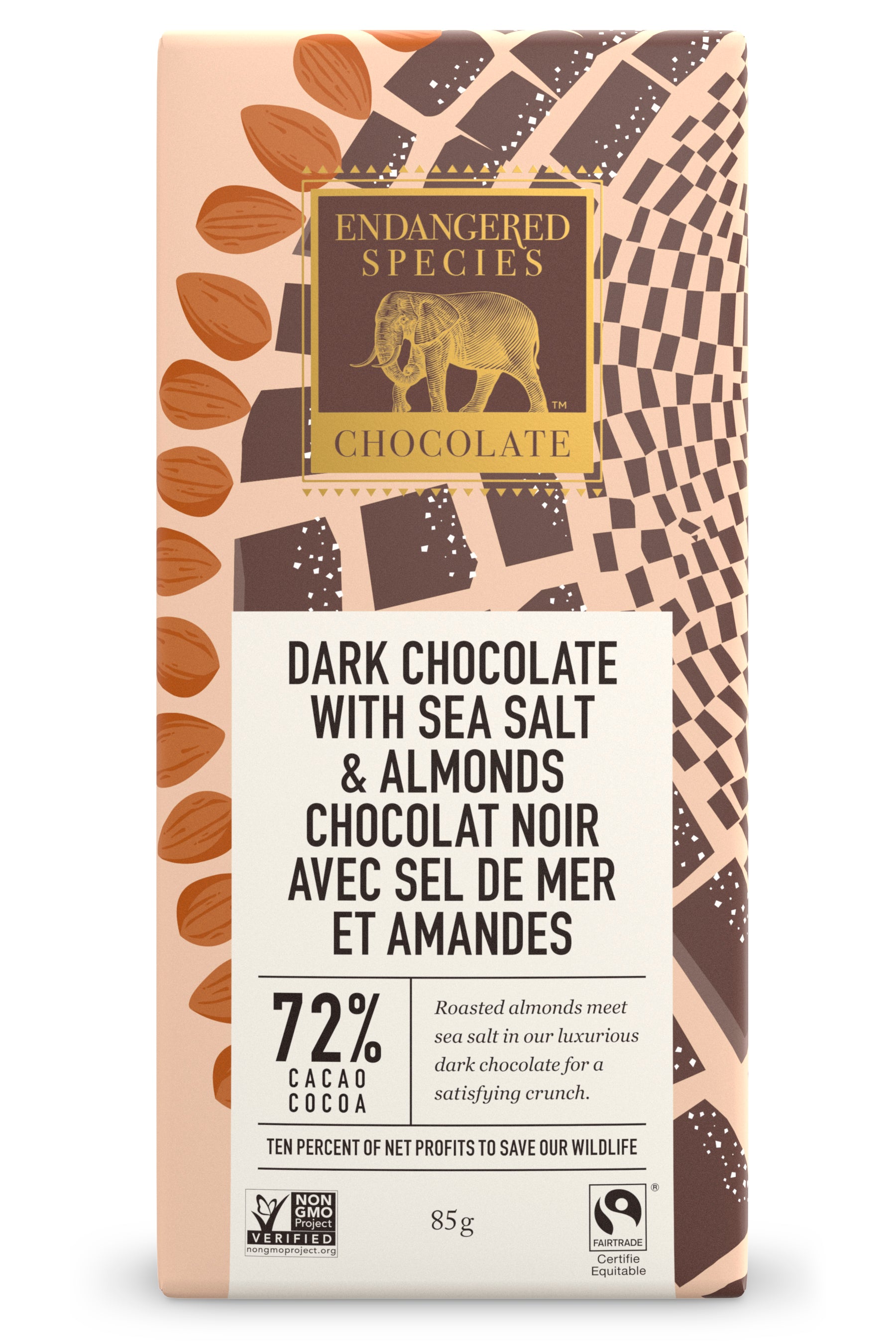 Ntrl Dk Choc.with SeaSalt/Almonds