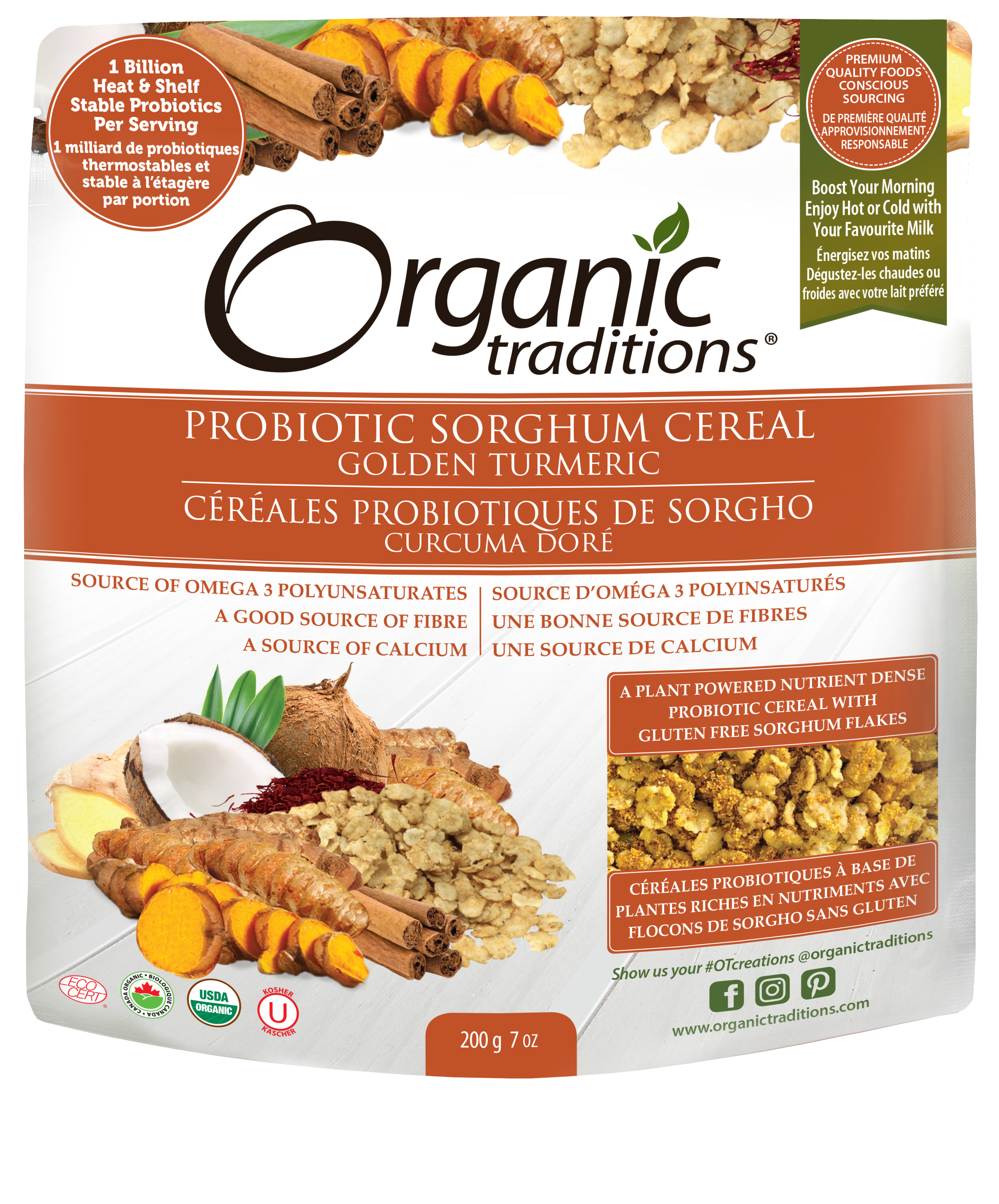 Probiotic Cereal Golden Turmeric