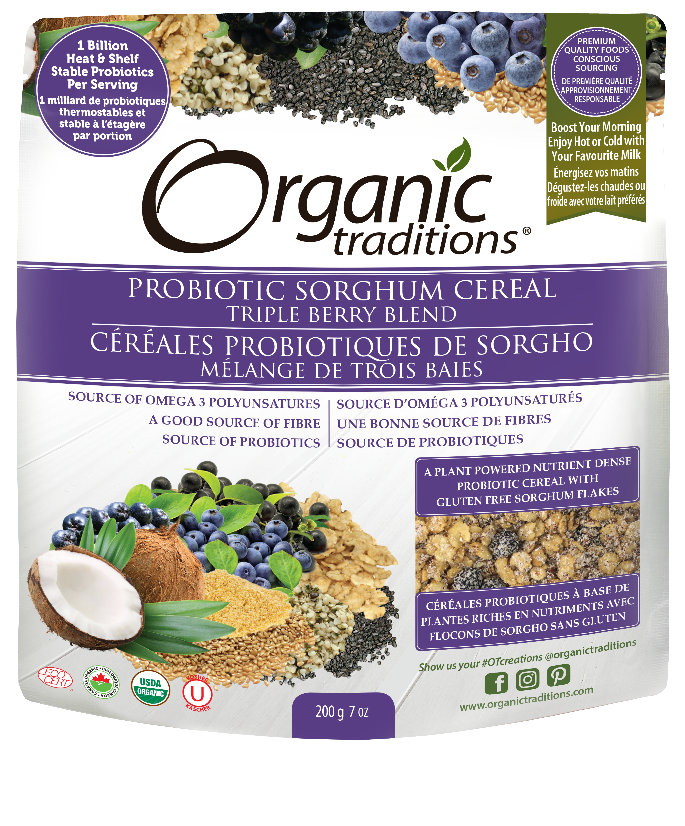 Probiotic Cereal Triple Berry