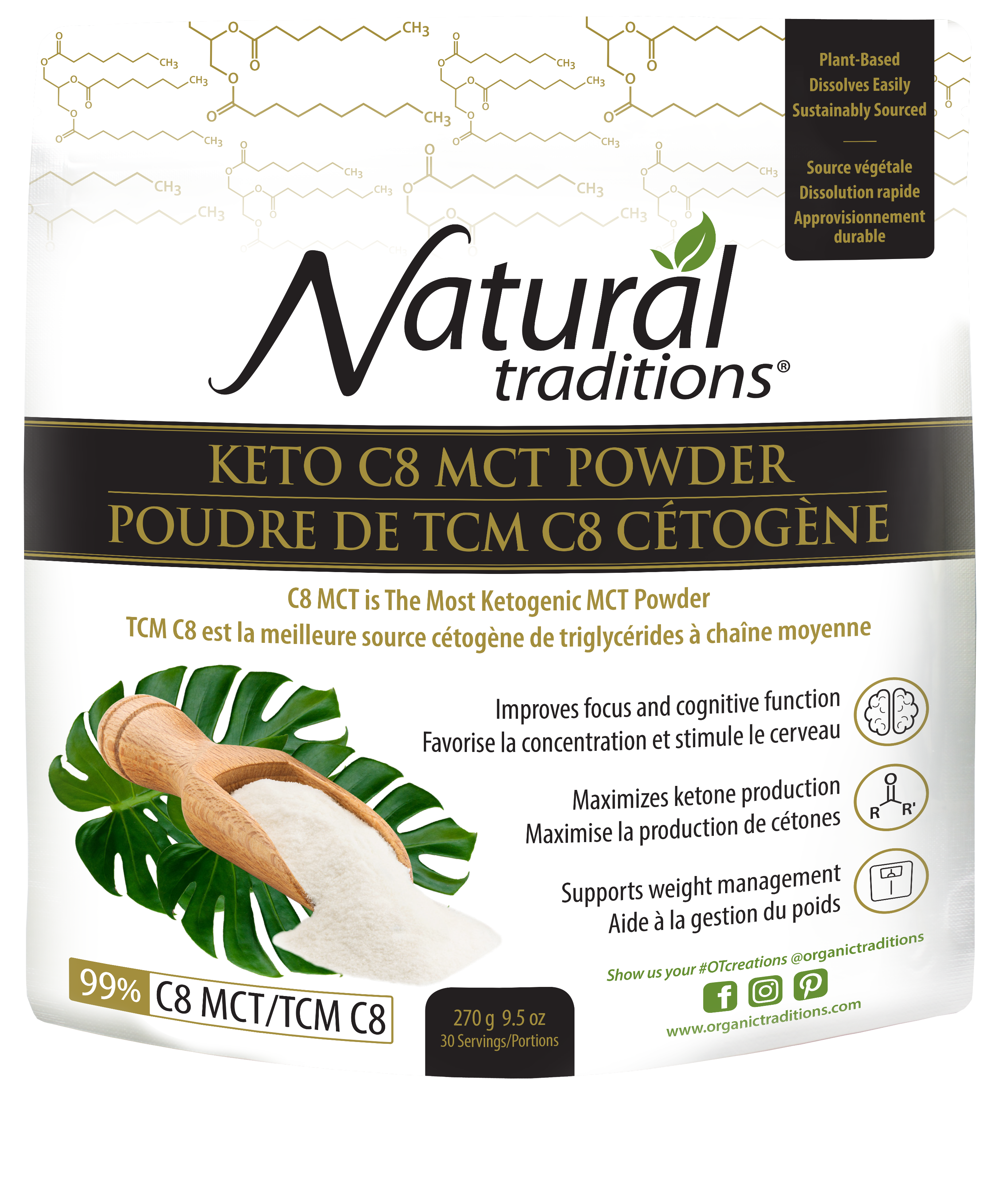 Keto C8 MCT Powder