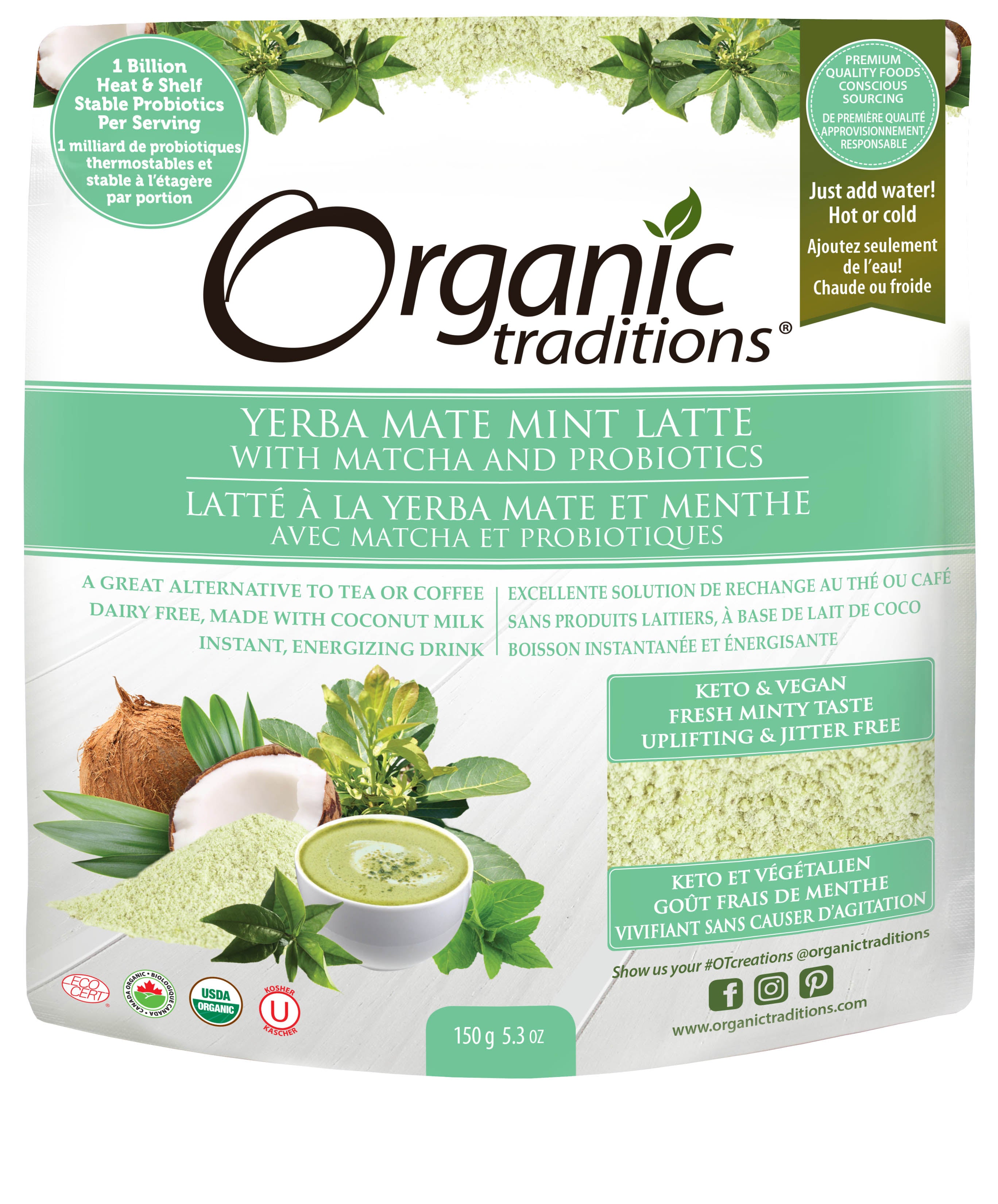 Yerba Mate Mint Latte