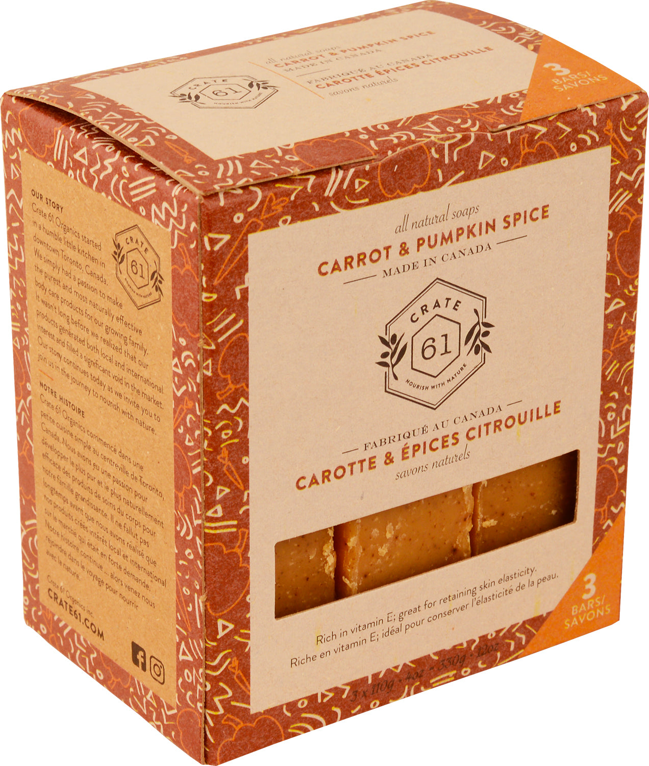 Carrot & Pumpkin Spice Soap