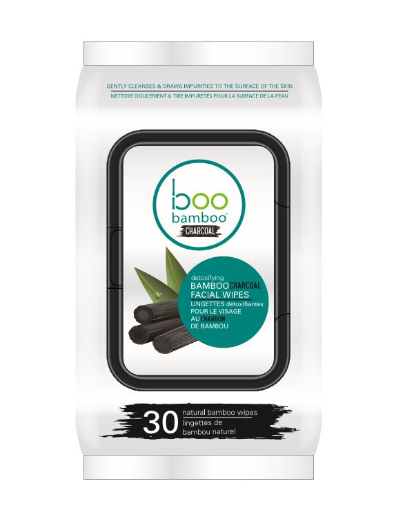 Boo Charcoal Cleansing Face Wipes