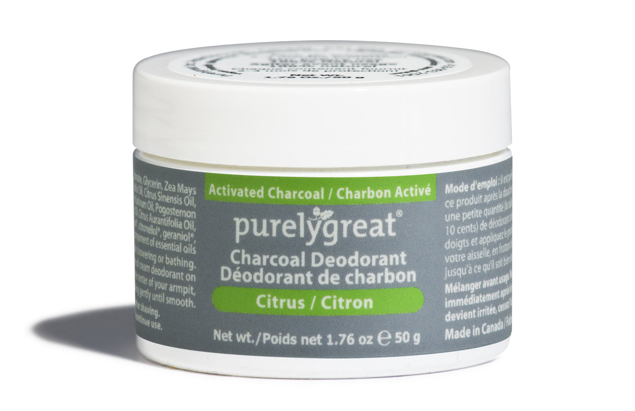 Cream Deodorant Activated Charcoal Citrus