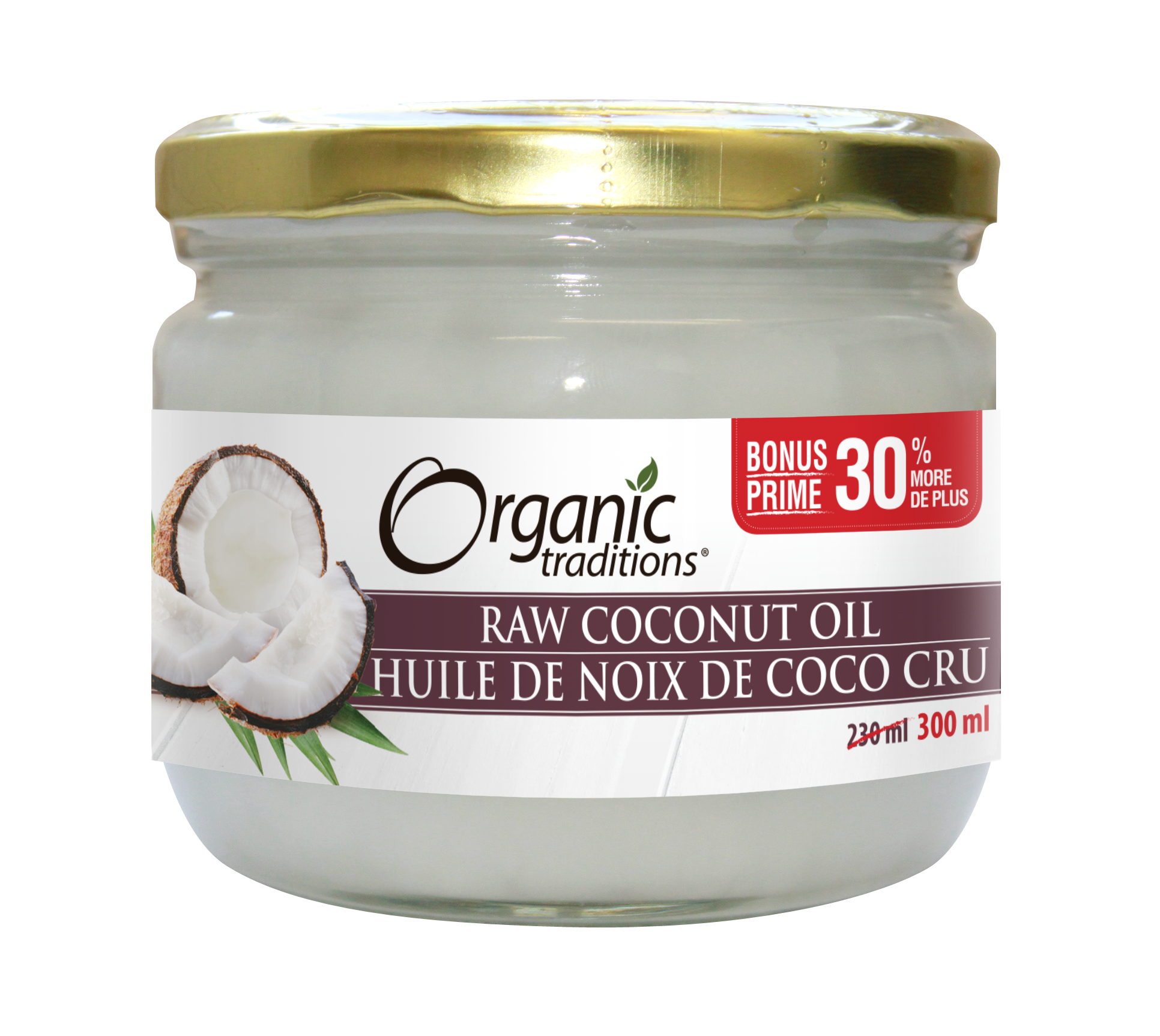 Coconut Oil, Raw ExV Unrfnd BONUS