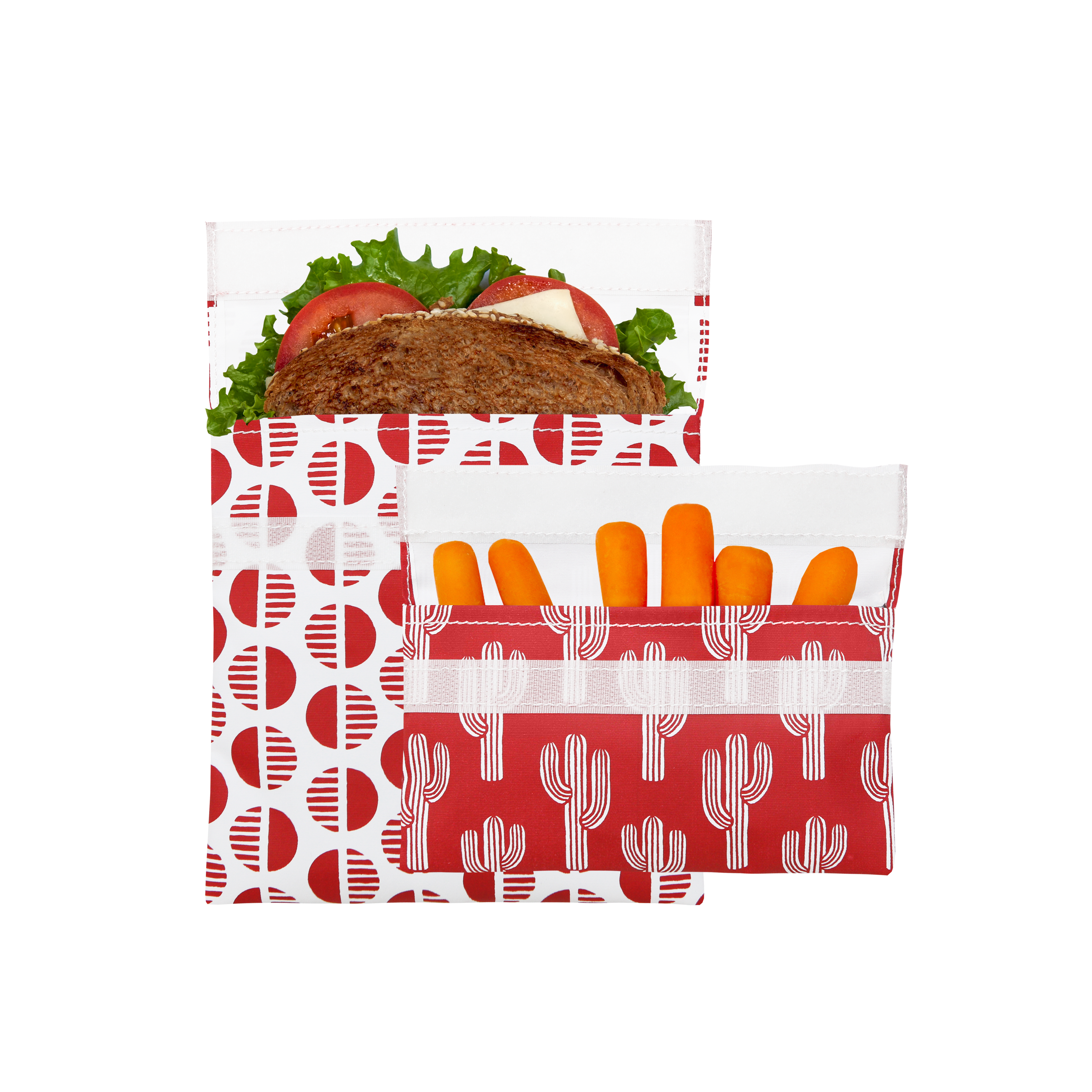 Reusable Bag Set, Velcro Desert