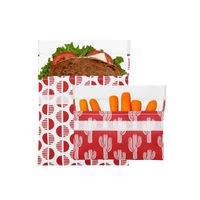 Reusable Bag Set, Velcro Desert