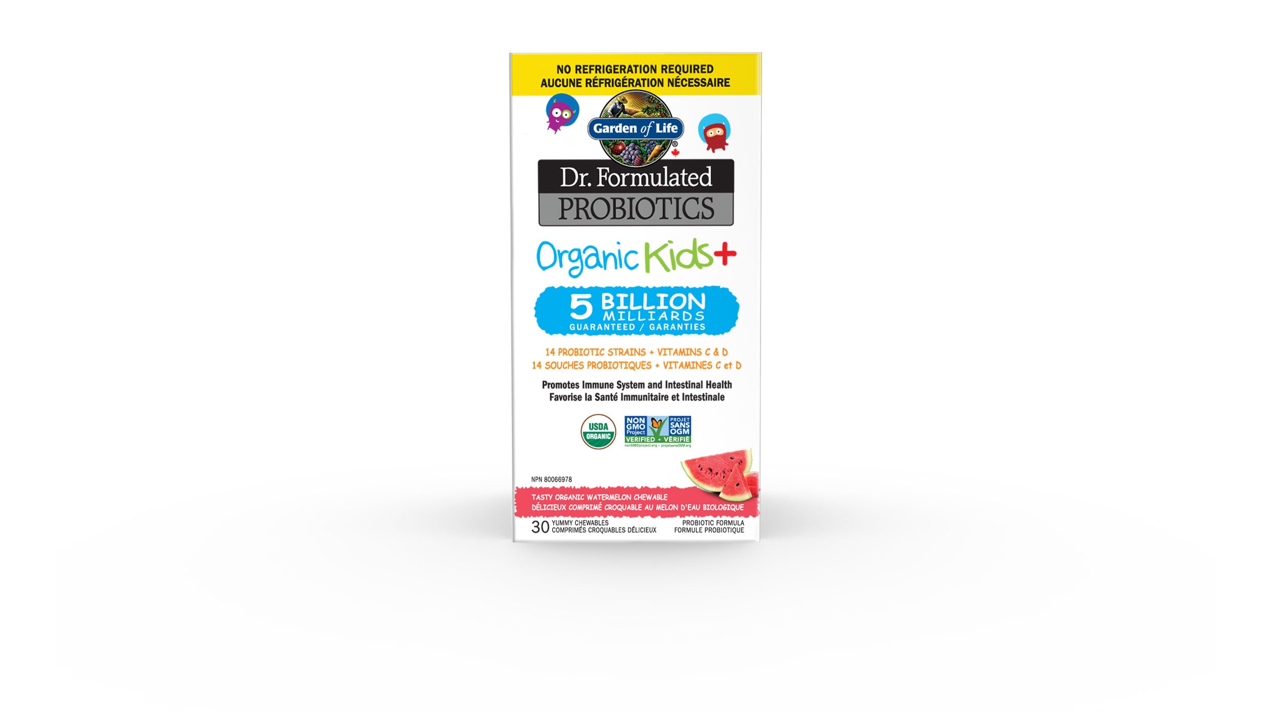 Organic Kids shelf stable probiotic