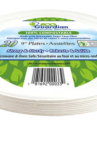 Compostable 9'' Plates