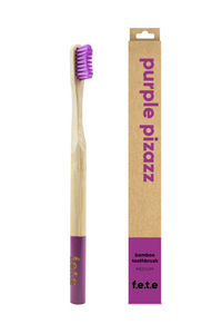 Bamboo Toothbrush Purple Pizazz Med
