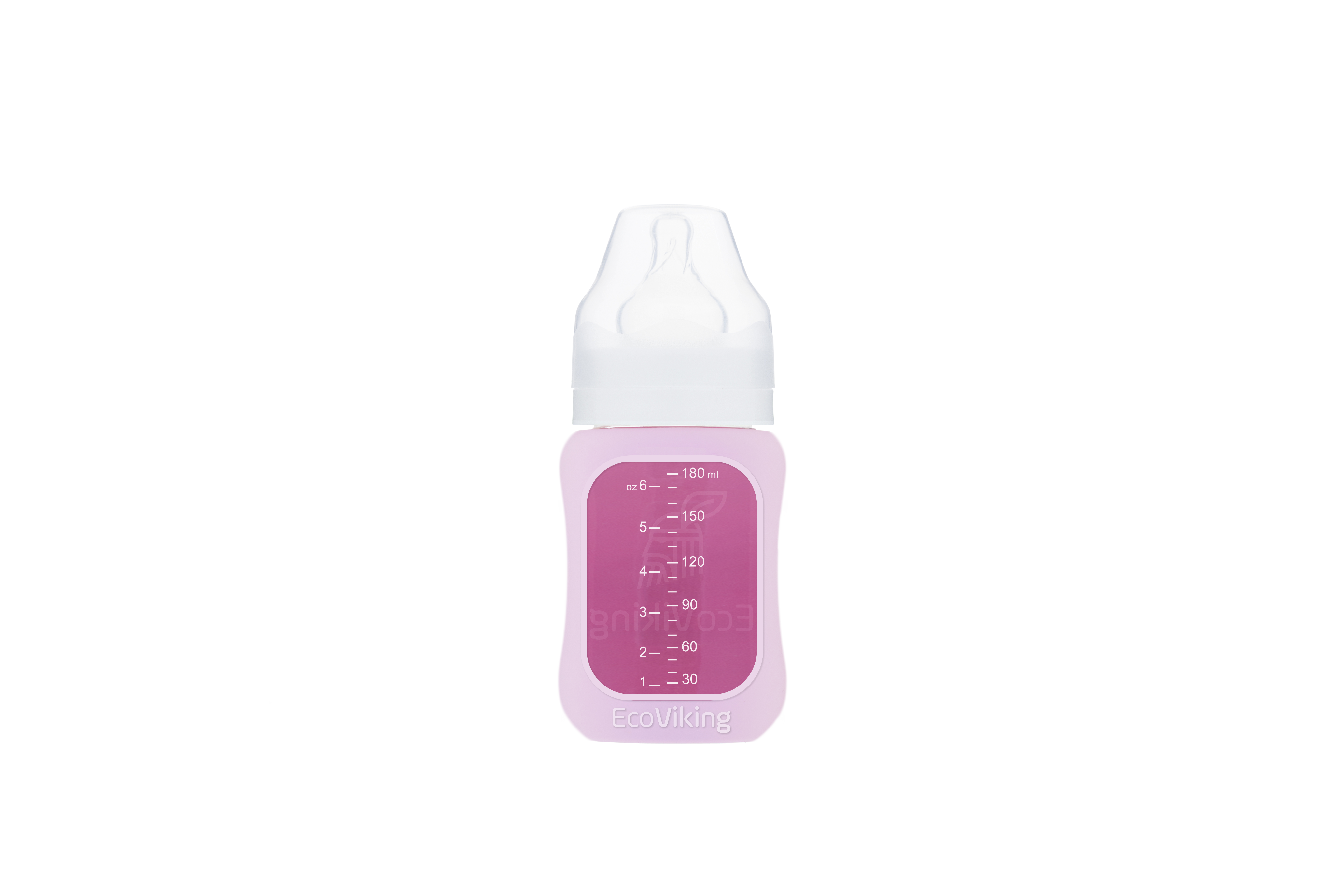 Glass Bottle - Pink Lavender
