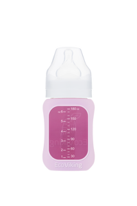 Glass Bottle - Pink Lavender