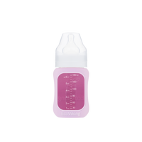 Glass Bottle - Pink Lavender