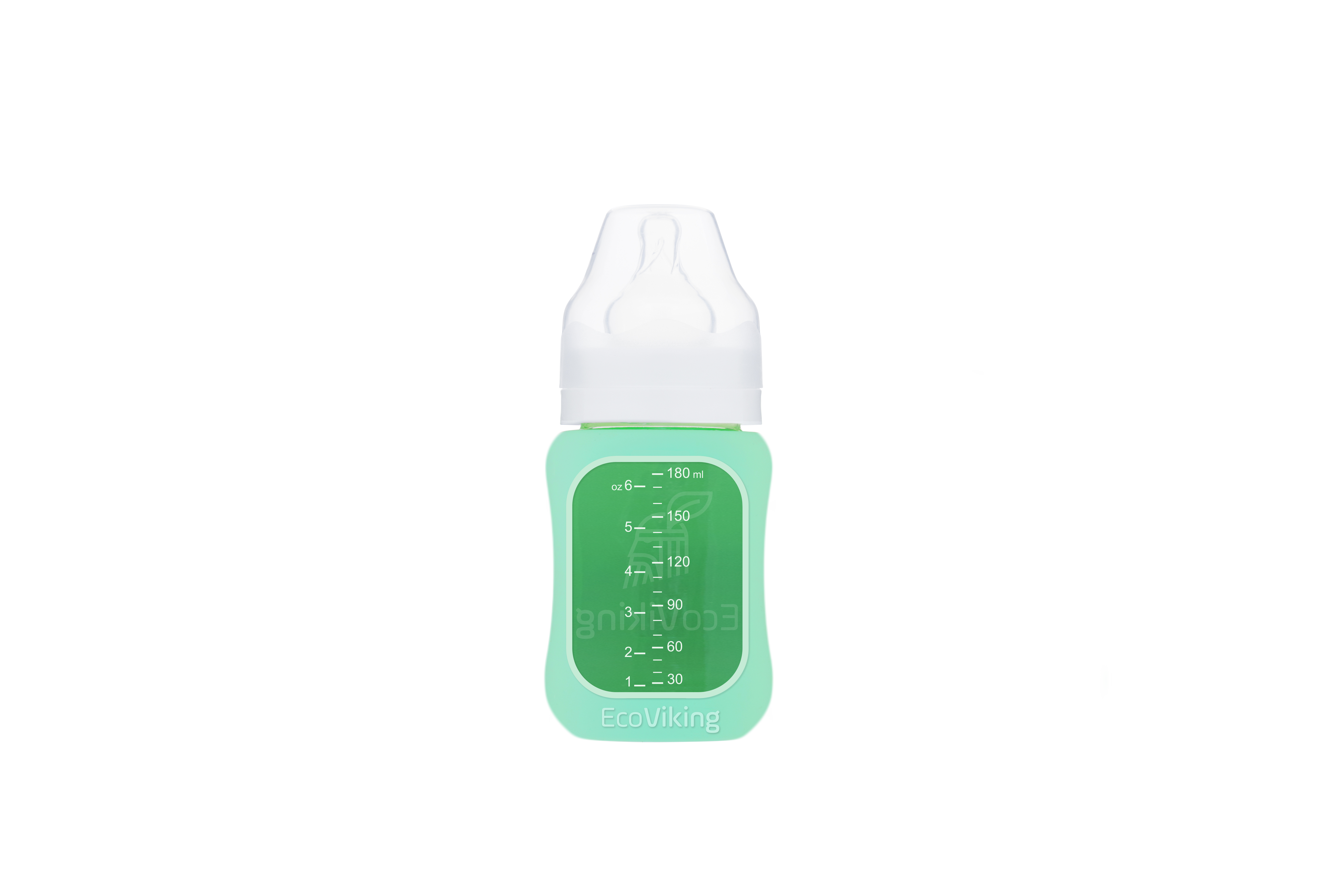 Glass Bottle - Mint Green