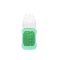 Glass Bottle - Mint Green
