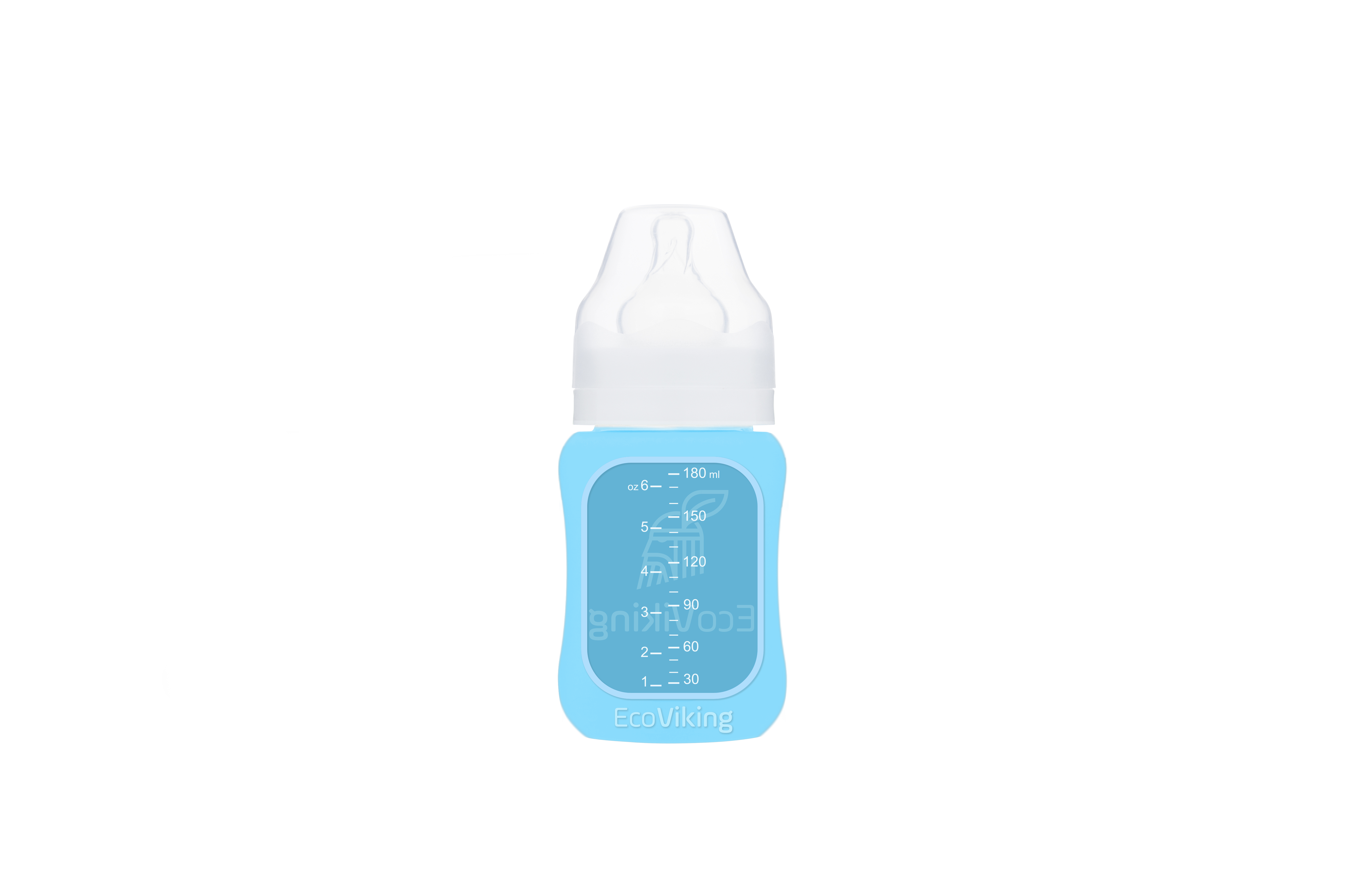 Glass Bottle - Arctic Blue