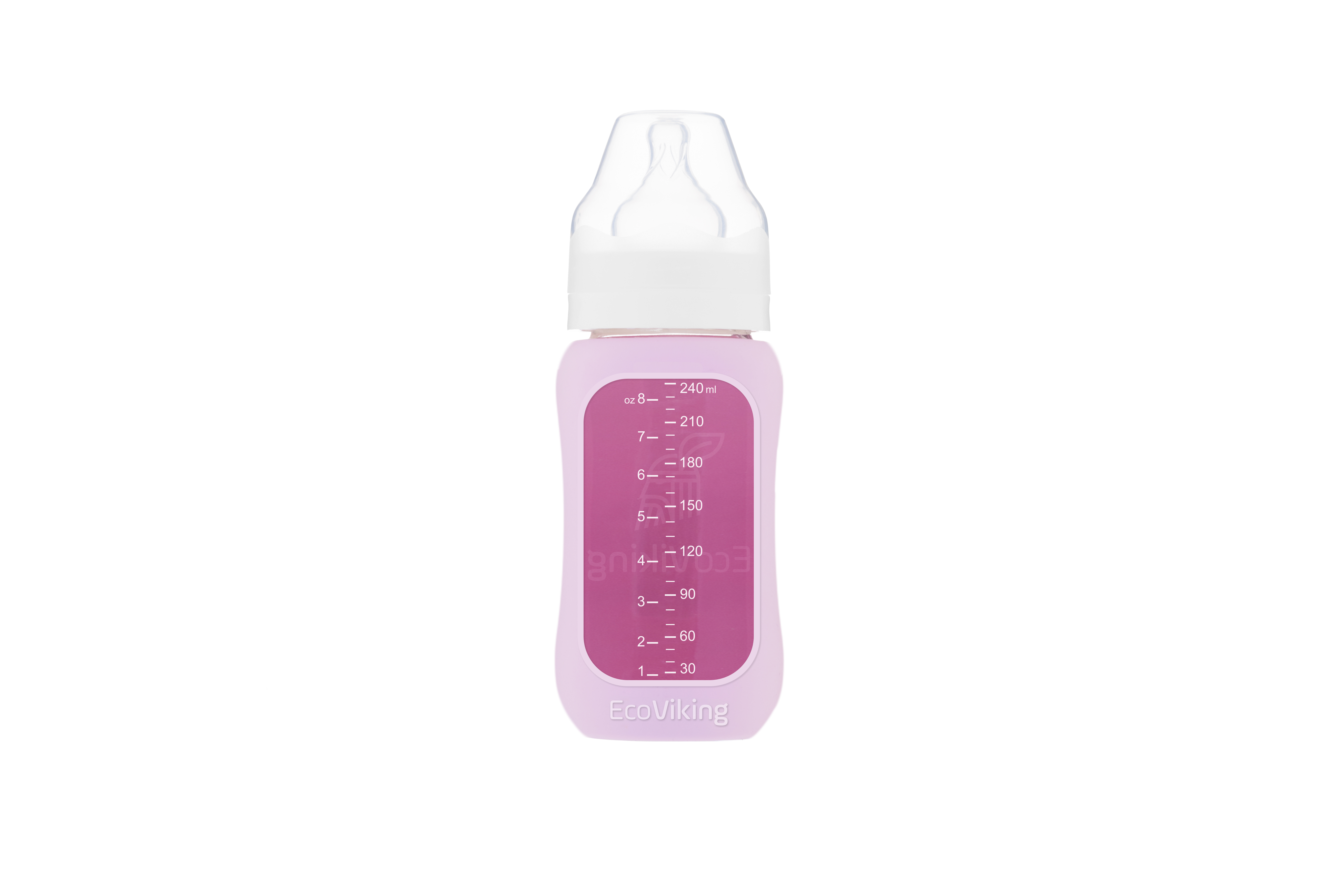 Glass Bottle - Pink Lavender